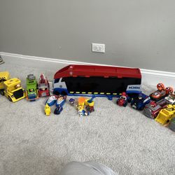 Paw Patrol Toy Set- W/Paw Patroller & Characters, Walkie Talkies And More