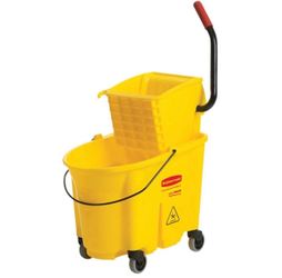 Yellow Mop Bucket