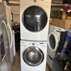 Whirlpool Duet Stackable Washer And Gas Dryer 