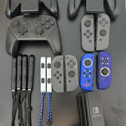Zelda Skyward Sword Joy Con, Regular Joy Cons And Pro Control