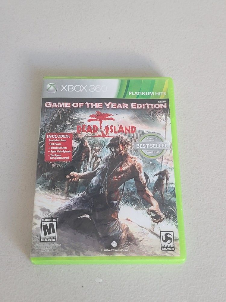 Dead Island Game Of The Year Edition GOTY Xbox 360 Video Game CIB