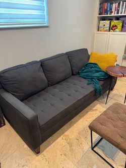 80x37 ZGallerie Grey Sofa in great condition!
