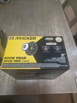 KICKER CWCD84 CompC 8" Subwoofer Dual Voice Coil 4-Ohm