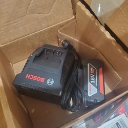 Bosch 18 V 1- Pack Battery And Charger- New