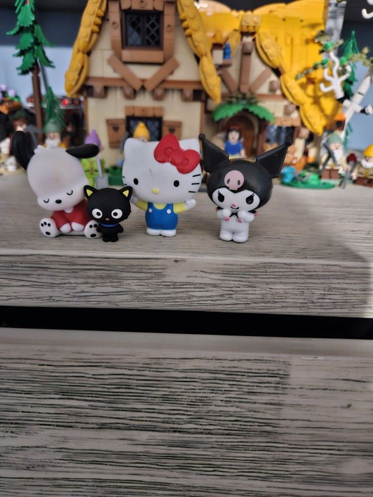 Lot Of Four Sanrio Figurines 