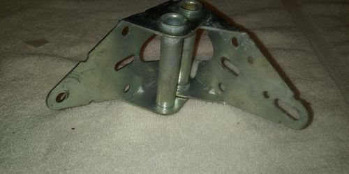 Garage door hinge