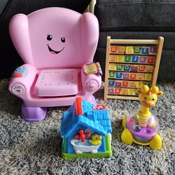Melissa & Doug ABC-123 Abacus + 3 Other Toys 