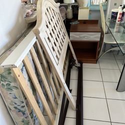 Bedroom Set $50 🍀🎁 Furniture, Bedroom Furniture, House Furniture, Twin Bedroom, Bed, Headboard, Frame, Mattress, Night Stand, Table