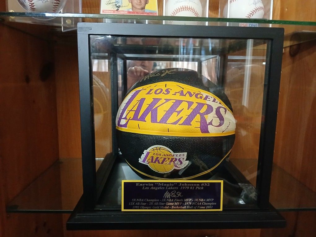 Magic Johnson Signed Full Size Basketball W/ COA