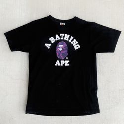 Bape Camo College Tee Size M