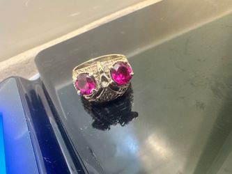 10k real gold owl 🦉 ring 7 inch