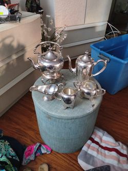 Vintage Tea Set Silver Plated
