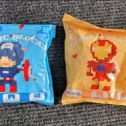 Brand New Marvel's Characters Building Blocks 