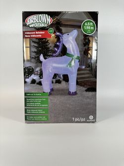 Airblown 6.5ft Inflatable Reindeer NIB