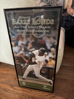 Baseball Giants framed posters