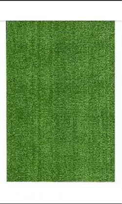 New Open Box Ottomanson Evergreen Lite 31” x 50’ Artificial Grass Runner, Green