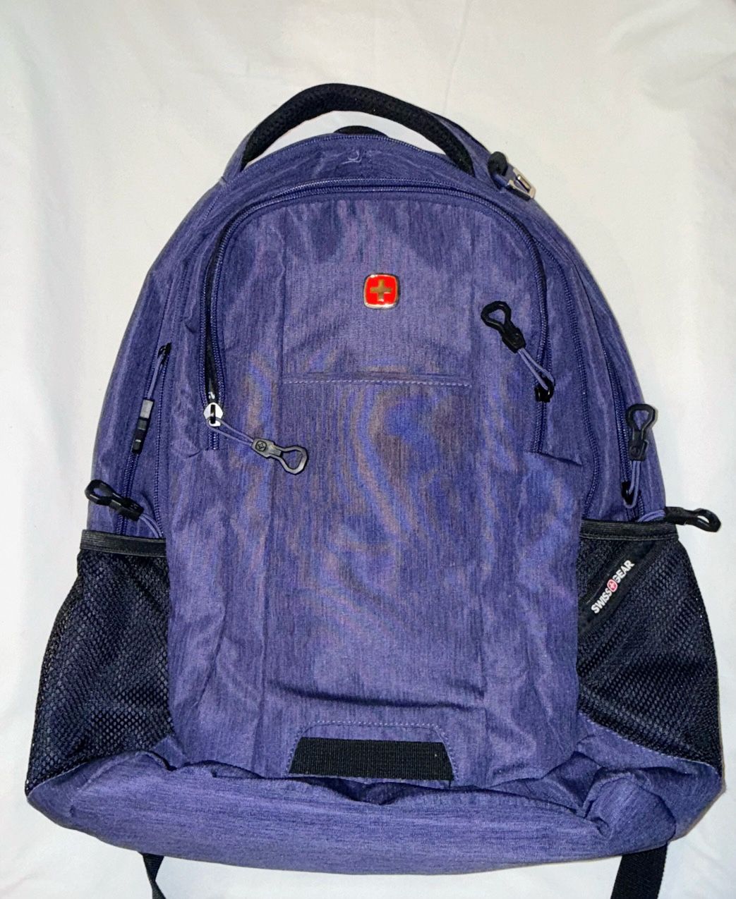 Swiss Gear Purple Backpack Laptop School Travel Bag Clean