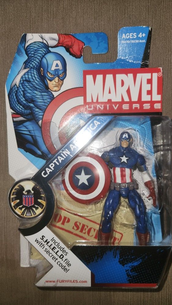2008 Marvel Universe Captain America 4"