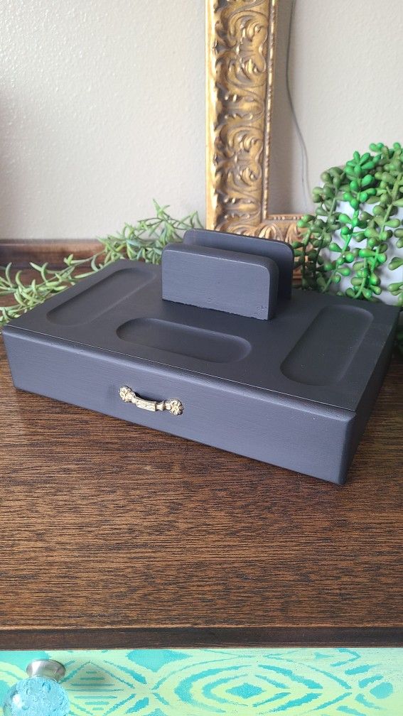 Refinished MCM Men's Valet Box Mid Century Modern