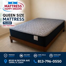 Brand New Queen Size Mattress 13” Thick - High Quality & Comfort | Factory Fresh & Sealed | Same Day Delivery Available