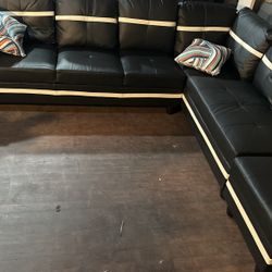 Sectional, Black And White