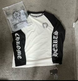 Chrome heart long sleeve small mens