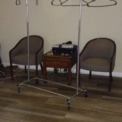 Garment Rack/ Rolling, Collapsible