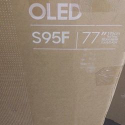 Samsung 77-Inch Class OLED S95F 4K Glare Free Smart TV NQ4 AI Gen3 Processor, HDR Pro, Motion Xcelerator 164Hz, Dolby Atmos, Samsung Vision AI, Alexa 
