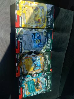Four Pokemon EX Battle Decks New In BOX