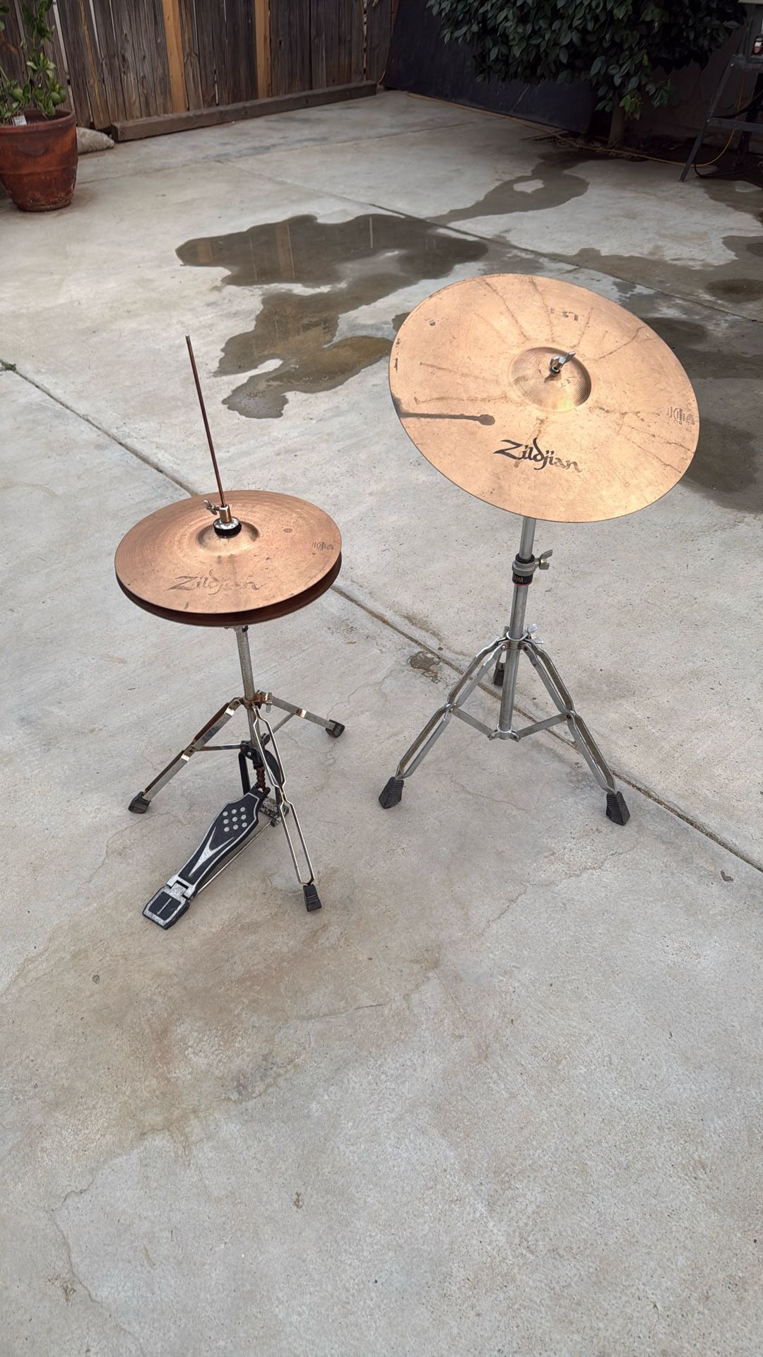 Yamaha Zildjian Cymbal And Hi Hat Set