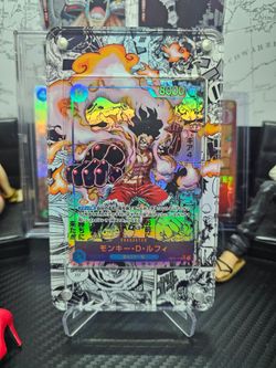 Op11-118 Japanese Manga luffy with custom case