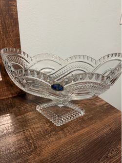 Vintage Czech Republic by Bohemia Glass  MCM Bowl