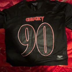Good Guys Chucky cropped jersey Tee