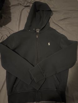 polo zip up size small