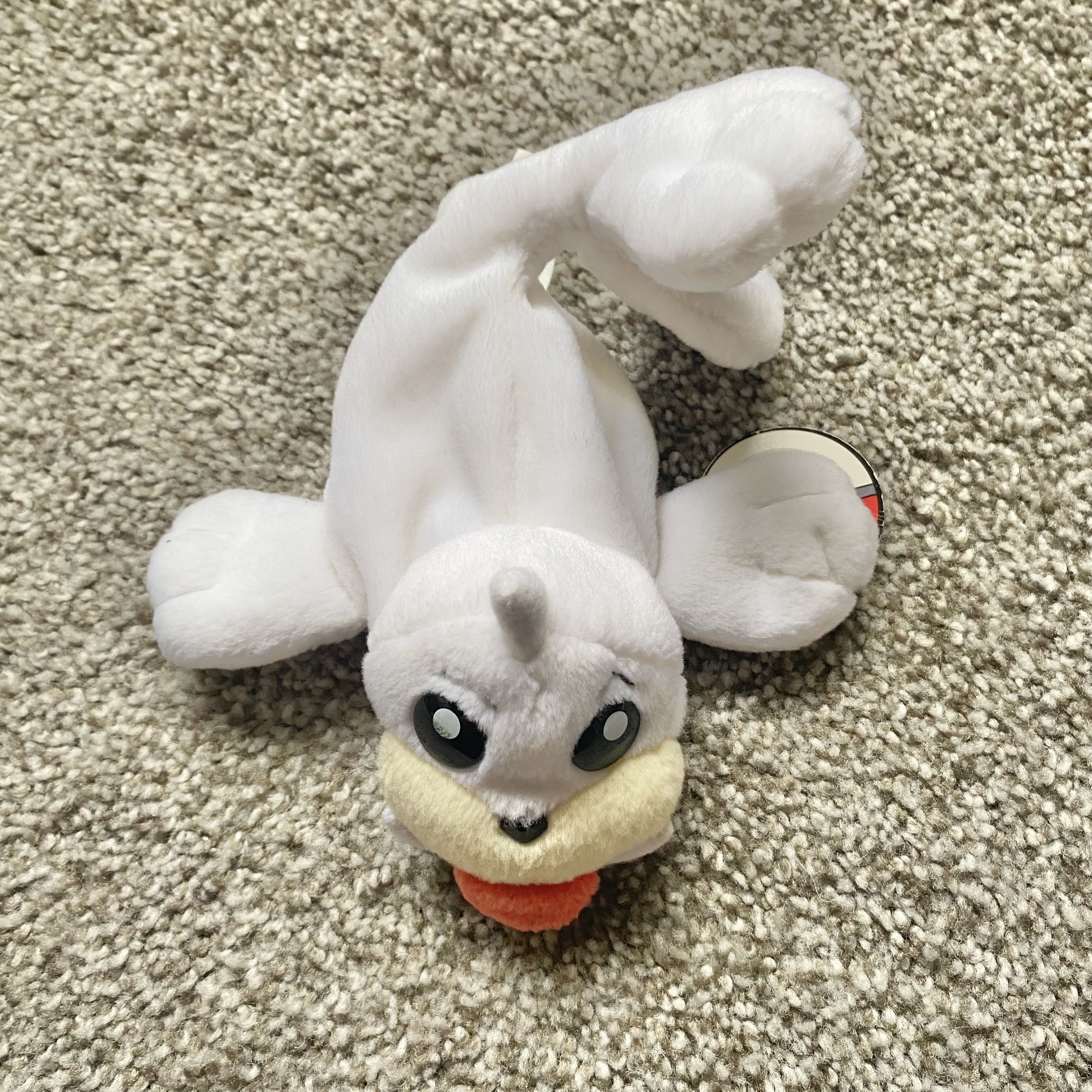Pokémon Seel Stuffed beanie Toy Plush TM 1998 Pokémon KFC Limited Edition