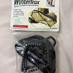 Brand new WinterTrax by Yaktrax slip on traction device for packed snow and ice