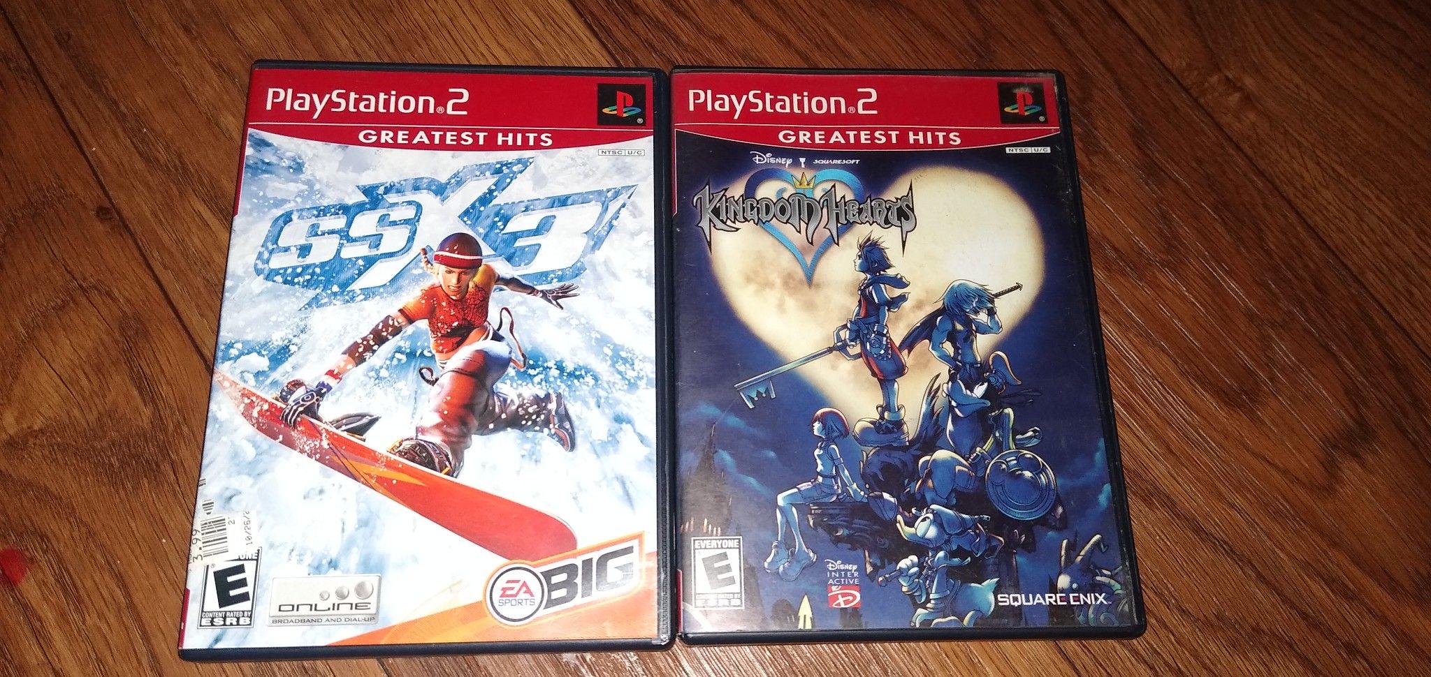 Lot SSX 3 & Kingdom Hearts Sony PlayStation 2 PS2 Complete