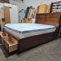 Queen Bed And Mattress