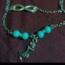 Infinity/mermaid anklet