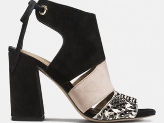 Coach Minetta Q9138 Block Heel Sandal size 7.5