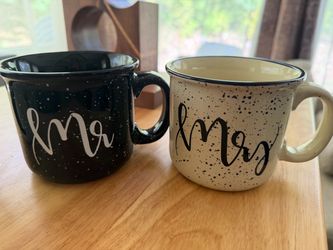 Mr & Mrs coffee mugs
