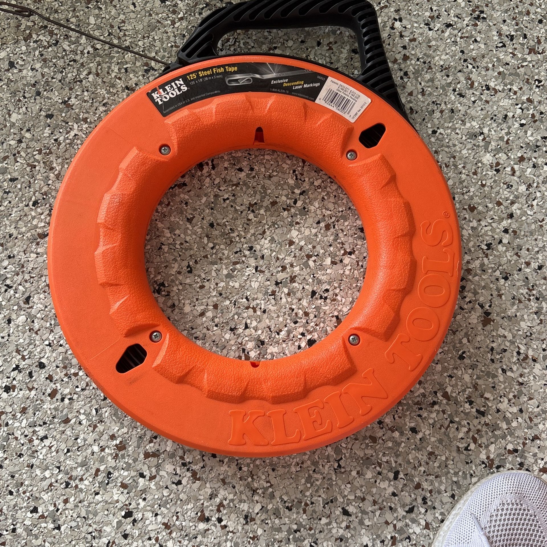 Steel fish tape under 25 feet Klein tools