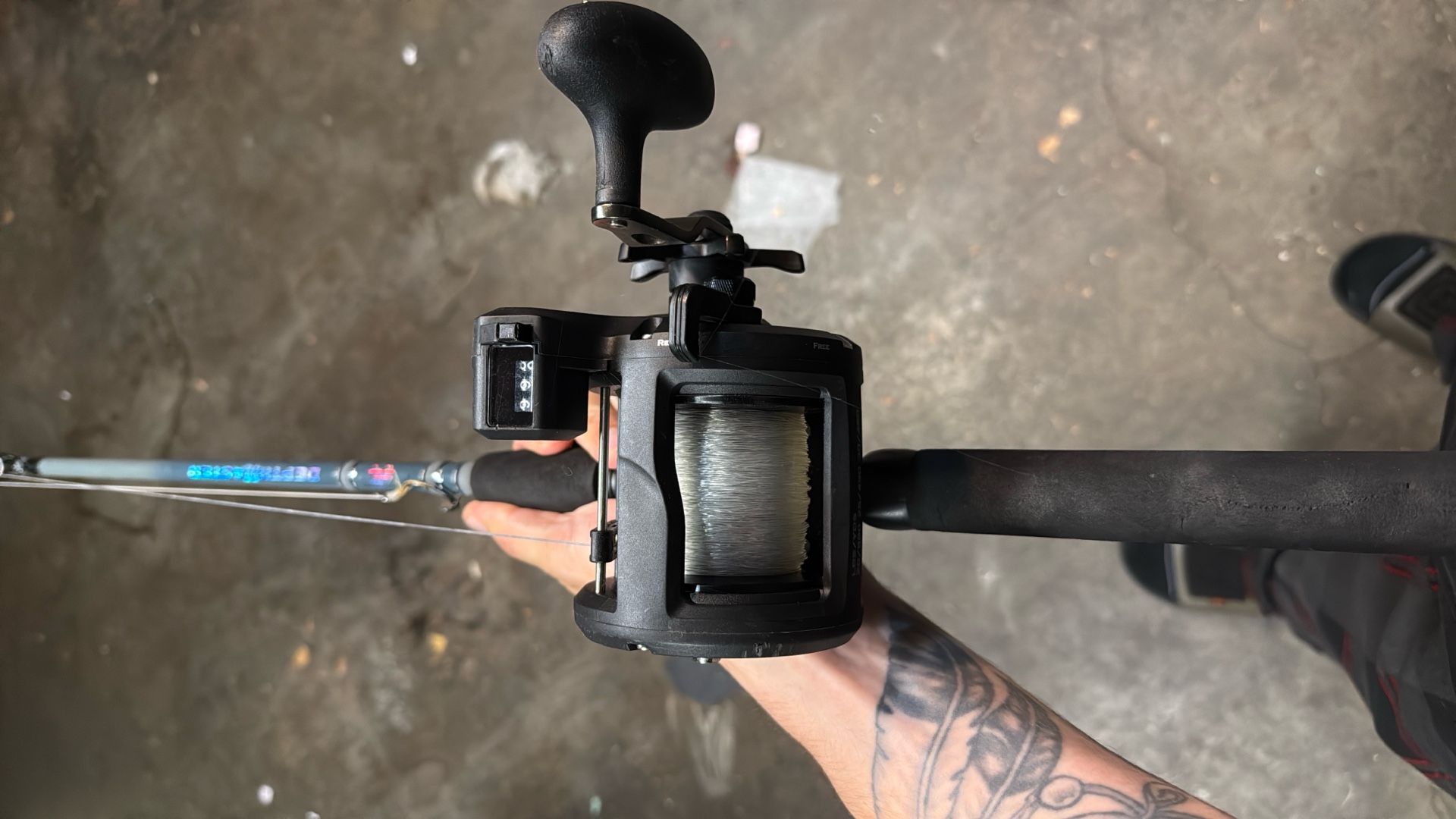 Trolling Rod And Reel