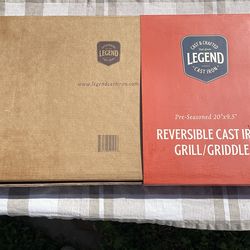 Cast iron grill/griddle