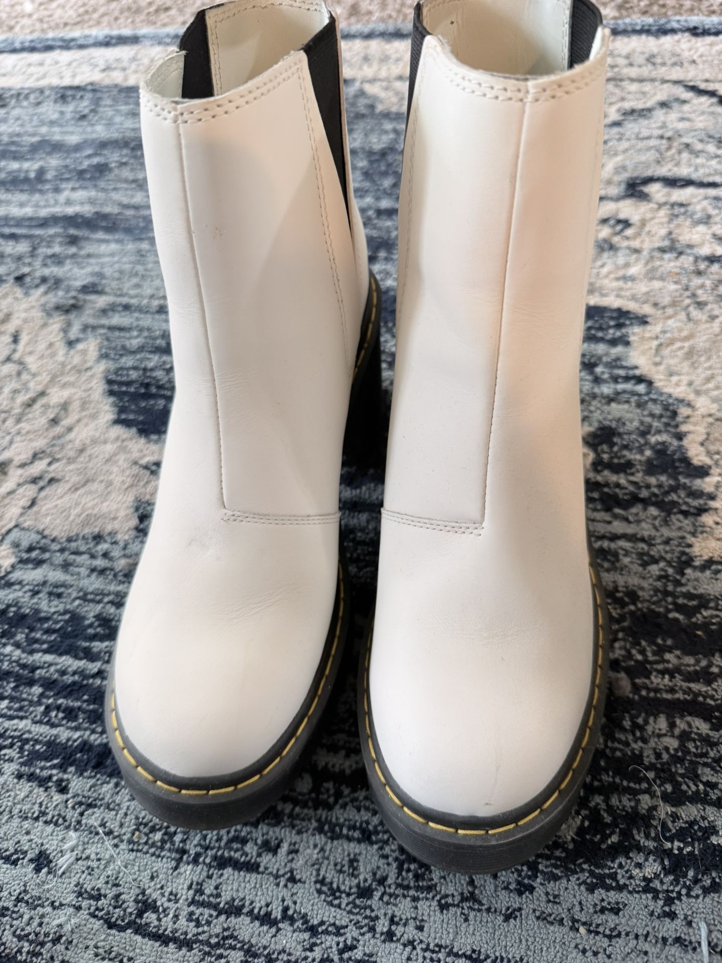 White Heeled Doc Martens