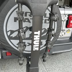 THULE Hitch Mount 4 Bike Rack Carrier Holder fits 2” & 1.25” hitch