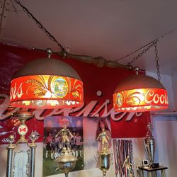 Over pool table lights