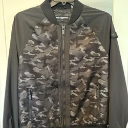 Karl Lagerfeld Bomber Jacket - Size L - Excellent Condition