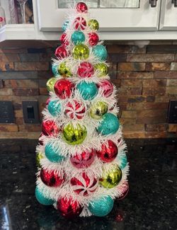 Christmas Bulb Ornament Tree