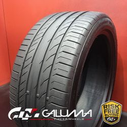 (One) Tire LikeNEW Continental ContiSportContact 5 SSR 275/40R20 No Patch #92801